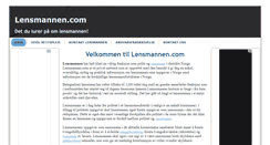 Desktop Screenshot of lensmannen.com