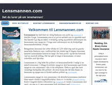 Tablet Screenshot of lensmannen.com